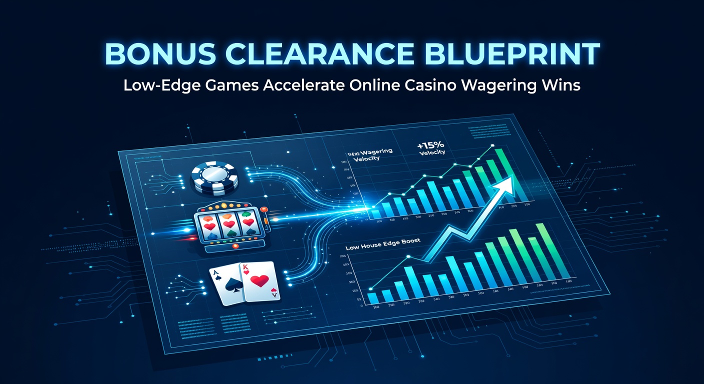Online casino interface showing blackjack table with bonus wagering progress bar