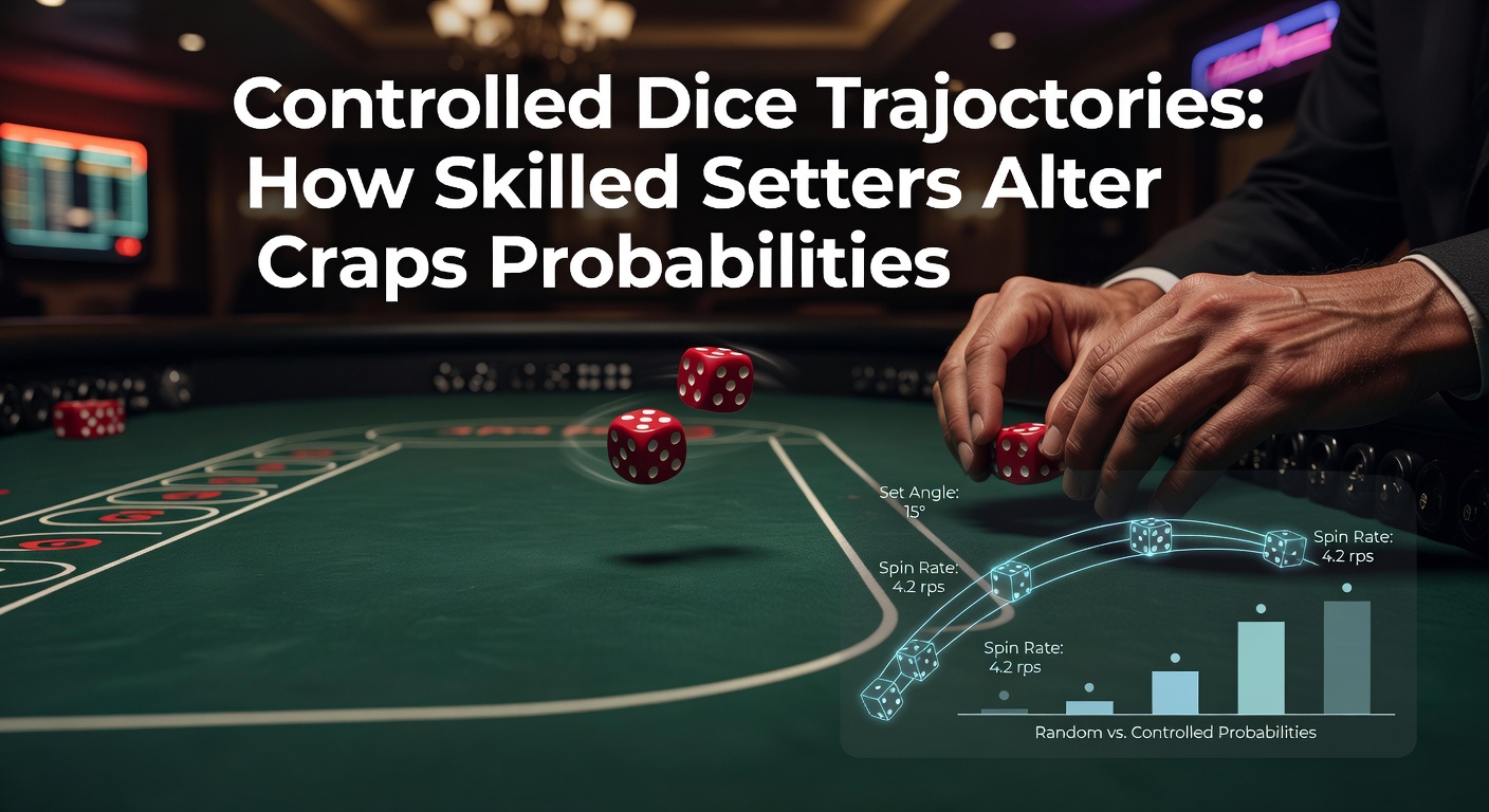 A skilled craps player mid-throw, demonstrating controlled dice trajectory on a casino table
