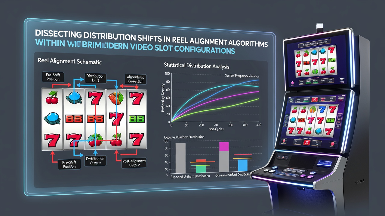 Server rack displaying real-time monitoring dashboards for slot outcome distributions and alignment metrics