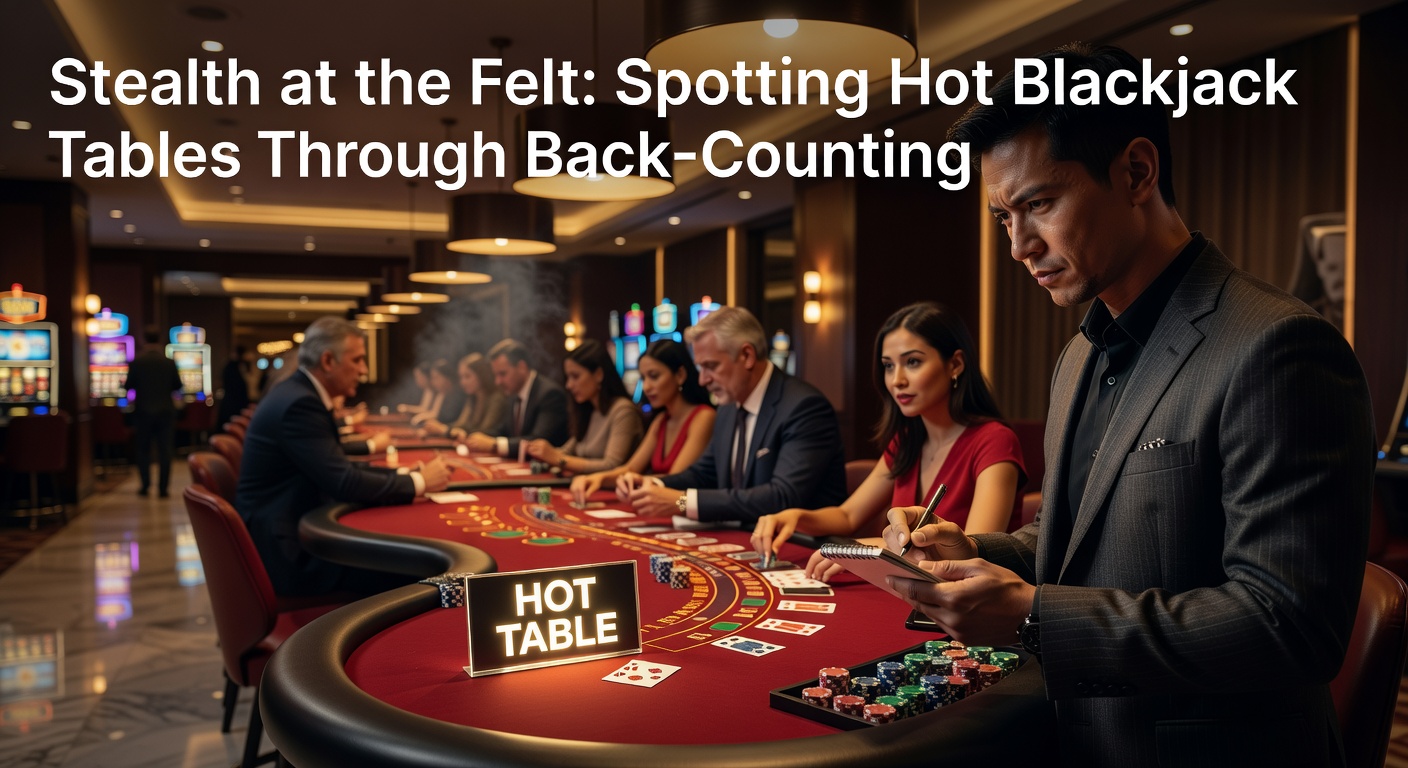 A discreet observer stands behind a bustling blackjack table, eyes locked on the cards as the dealer burns through the shoe, calculating silently amid the casino's electric hum